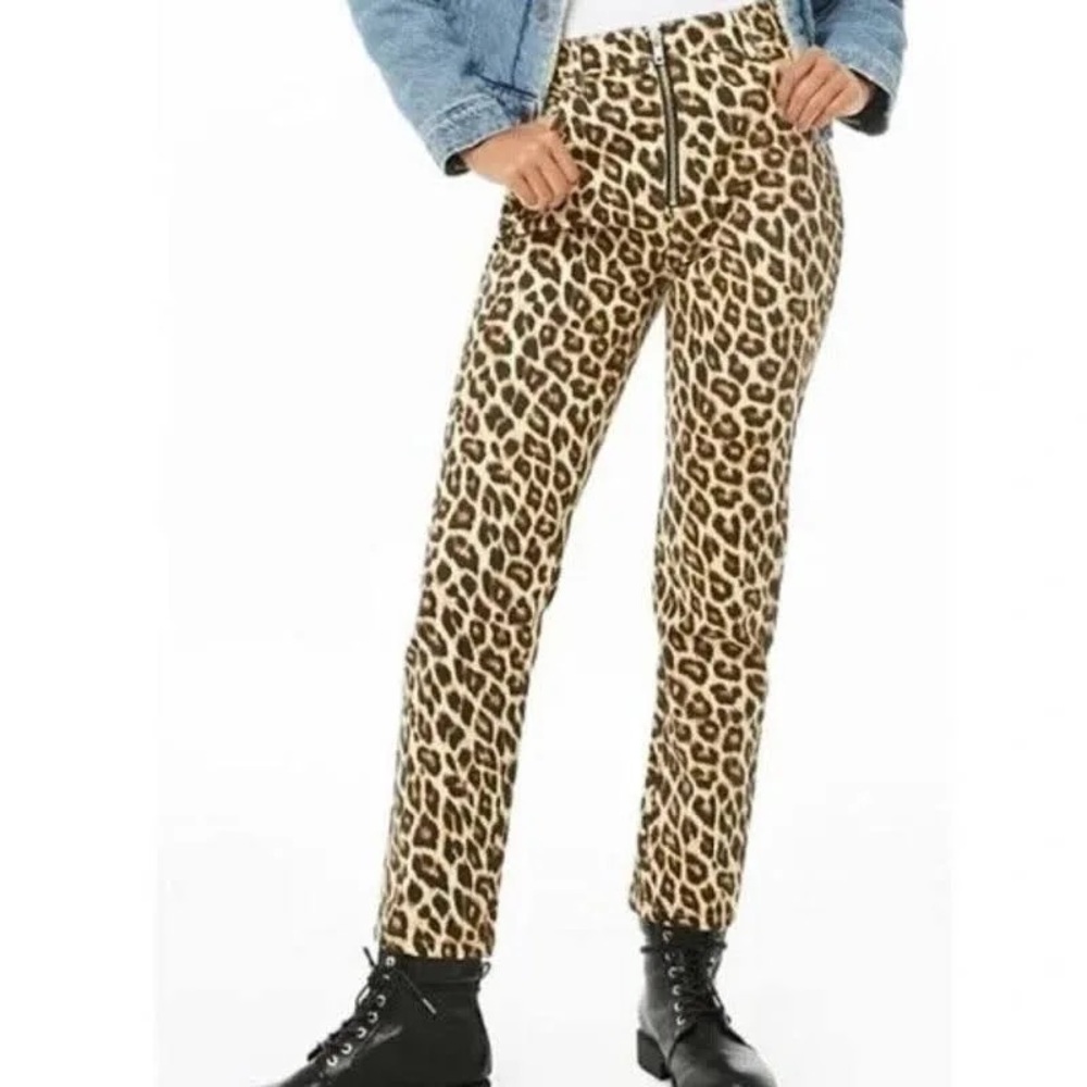Forever 21 cheetah pants